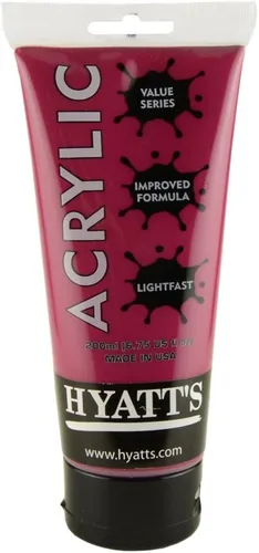 Miniatura 14 de Hyatt's Alizarine - Pintura acrílica carmesí Tubo de pintura acrílica de 2.5 fl oz de grado artístico Secado rápido y pintura no tóxica