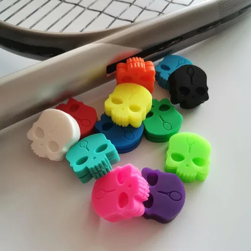 Miniatura 3 de Amortiguador de tenis lindo / divertido paquete de 5 ~ 10 raquetas de tenis amortiguador de vibraciones de silicona suave raqueta de tenis