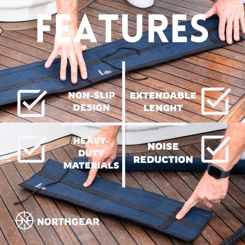 Miniatura 5 de Dock Line - Protectores de rozaduras de 24 y 47 pulgadas de longitud (paquete de 2) – Protector de rozaduras extraíble ultra fuerte, resistente a