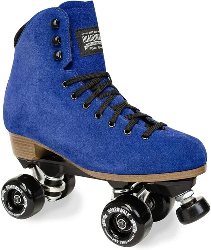 Miniatura 11 de Sure-Grip Boardwalk - Patines de ruedas unisex para exteriores con botas de cuero retro y ruedas 82A Limonero