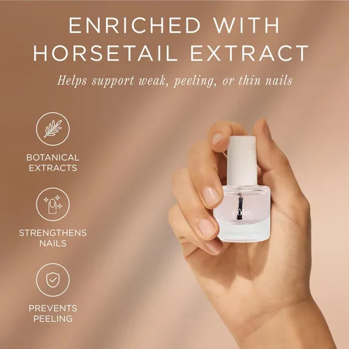 Miniatura 2 de Cote Beauty - Capa base fortalecedora de uñas, suaviza las uñas con extracto de cola de caballo, vegano, libre de crueldad, capa base fortalecedora