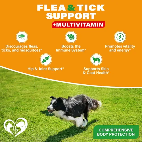 Miniatura 2 de Pastillas masticables para prevención de pulgas y garrapatas para perros, tratamiento oral de pulgas Revolution para mascotas y multivitamínico