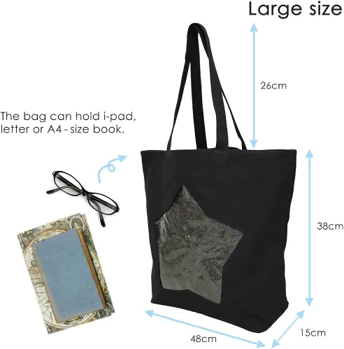 Miniatura 5 de Bolsa de mano grande con forma de estrella japonesa Itabag