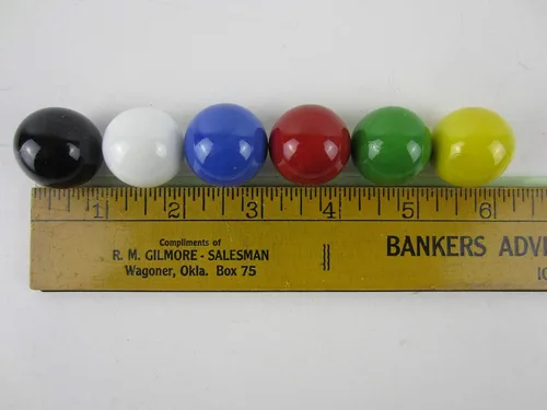 Miniatura 2 de ~60 canicas de vidrio de repuesto grandes de 1 pulgada (0.984 in) a cuadros chinos, agravación, canicas sucias, Wahoo, juego de mesa de abulón