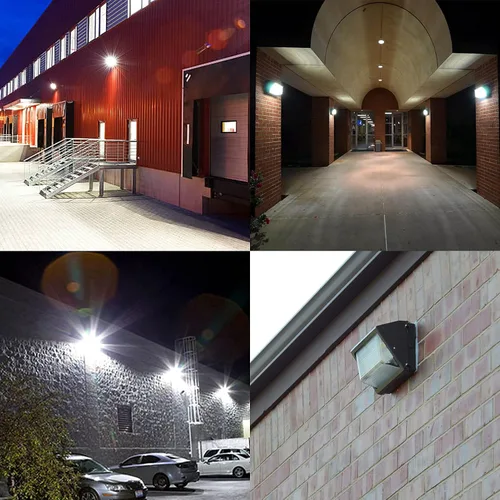 Miniatura 7 de Paquete de luz LED de pared con fotocélulas del atardecer al amanecer, 150 W, 19500 lúmenes, 5000 K, entrada AC100-277 V, equivalente a 900 W