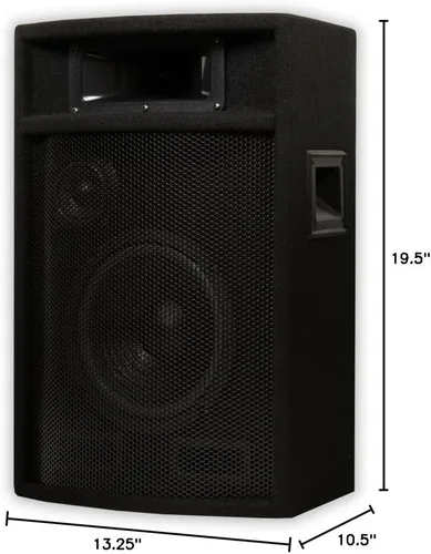 Miniatura 7 de Acoustic Audio by Goldwood PA-380X - Altavoces pasivos de audio acústico para DJ, 8 pulgadas, PA Karaoke, audio casero de estudio de 3 vías