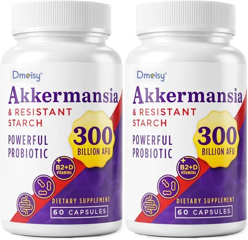 Miniatura 9 de Akkermansia Suplemento – 300 mil millones de AFU Akkermansia Muciniphila, Akkermansia probiótico para mujeres y hombres, para impulso, digestivo