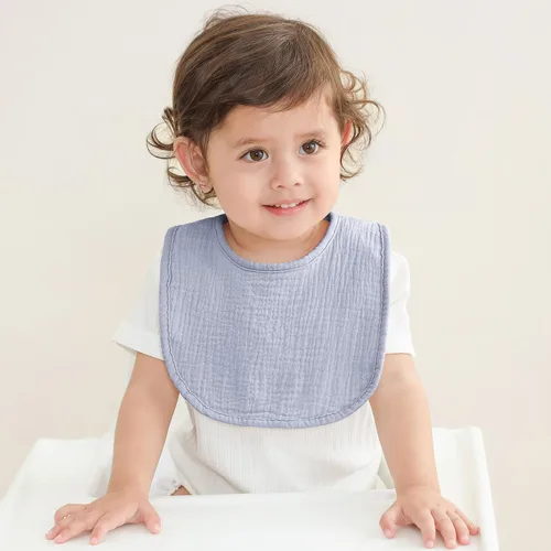 Miniatura 5 de Susurration Baberos de muselina para bebé, paquete de 6 baberos de algodón para bebé, baberos suaves ajustables para babeo unisex para niños y niñas