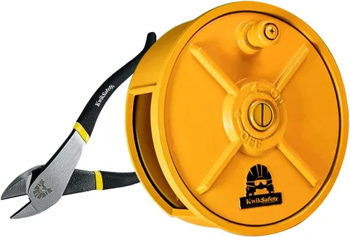 Miniatura 3 de KwikSafety - Charlotte, NC - Carrete de alambre de aluminio TIKO [LINEMAN COMBO] con alicates Lineman - Carrete de amarre ligero para alambre de 3.