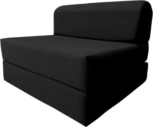 Miniatura 55 de D & D Futon Furniture Chair cama plegable de espuma, sofá de estudio, colchón de espuma doblado (6 x 36 x 70 pulgadas, azul real)