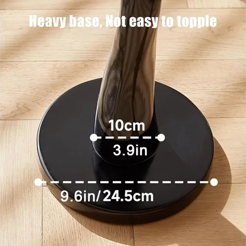 Miniatura 5 de HM&DX Mesa auxiliar de madera con forma de flor, elegante mesa de centro para sofá pequeño con pedestal redondo, mesa auxiliar moderna