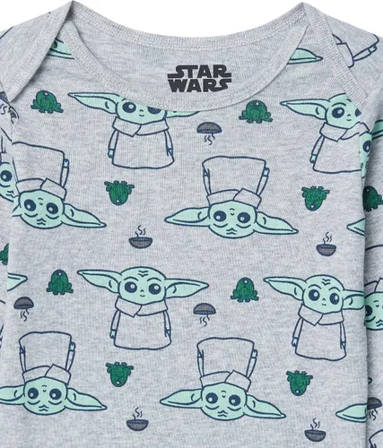 Miniatura 18 de Amazon Essentials Disney Marvel Star Wars - Body unisex de manga larga para bebés, paquete de 5