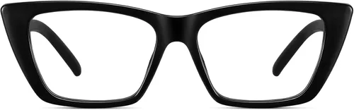 Miniatura 3 de WOWSUN Narrow Small Vintage Cat Eye Frames Eyeglasses for Women Retro Blue Light Blocking Computer Glasses