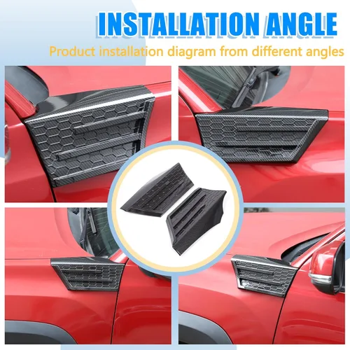 Miniatura 7 de Cubierta de guarnición para parachoques superior de automóvil compatible con Toyota Tacoma 2016 2017 2018 2019, panel decorativo de guarnición