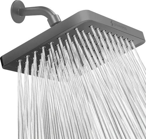 SparkPod Cabezal de regadera – Lluvia de alta presión – Diseño de lujo de calidad premium – Instalación en 1 minuto – Reemplazo ajustable fácil de