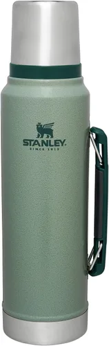 Miniatura 11 de Stanley Botella clásica legendaria al vacío de 1 cuarto de galón, boca ancha con tapa de taza a prueba de fugas, mantiene las bebidas calientes