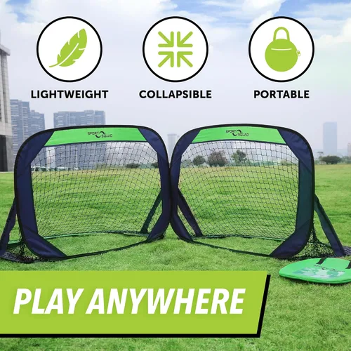 Miniatura 2 de Sport Squad Portable Soccer Goal Net Set