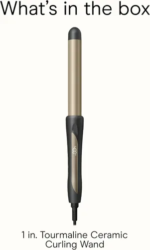 Miniatura 8 de INFINITI PRO CONAIR Varita Rizadora de Cerámica con Turmalina de 1 Pulgada, Rizador Digital de Cabello con Barril de 1 Pulgada que Produce Ondas