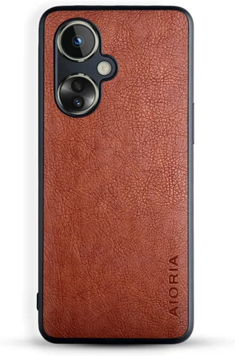 Miniatura 28 de AIORIA Funda para Oneplus Nord 3, pantalla de 6.74 pulgadas, funda de piel sintética de alta calidad, diseño retro de negocios, funda protectora