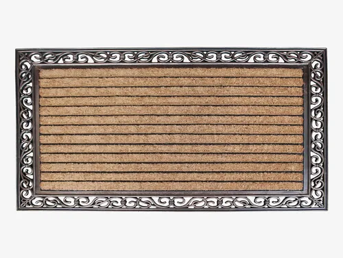 Miniatura 109 de A1HC Tapete para Puerta de Fibra de Coco Natural y Caucho, 30"x48" – Grueso, Duradero, Resistente, Anti-Desprendimiento, Resistente a