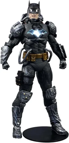 DC Multiverse 7 pulgadas - Traje de material peligroso de Batman (logotipo iluminado) (etiqueta dorada)