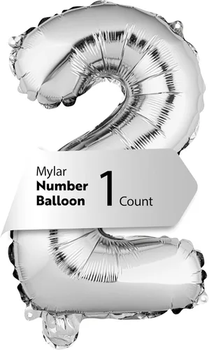 Miniatura 49 de Restaurantware-Balloonify Globo de Número de 16 Pulgadas, 1 Globo Digital para Fiesta - Número 5, Auto-Sellado, Acabado de Mylar de Folio Dorado, Oro