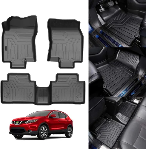 Miniatura 25 de KUST Alfombrillas y tapete de carga para maletero para Toyota RAV4 2019-2025, forro de carga para maletero trasero para todo tipo de clima