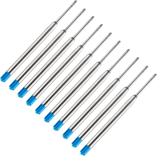 Miniatura 7 de Recambios para bolígrafos, 3.9 pulgadas de tinta negra, repuesto de tinta de repuesto para bolígrafo Parker Pen táctico (paquete de 10)