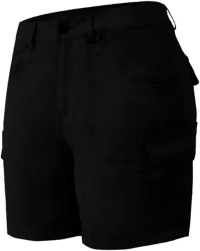 Miniatura 4 de Pantalones cortos de ajuste holgado para mujer, de cintura alta, casuales, deportivos, de cintura alta, pantalones cargo para mujer, pantalones