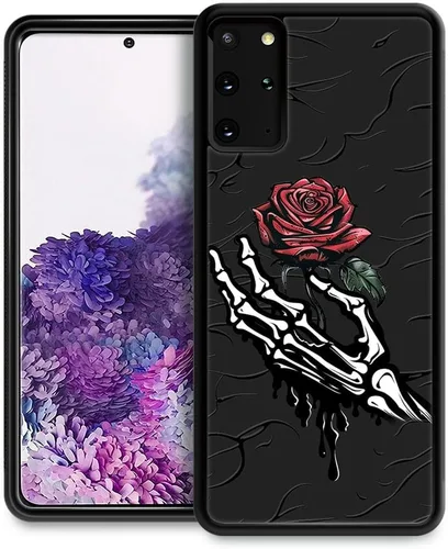 Miniatura 135 de CARLOCA Funda compatible con Samsung Galaxy S20, familia de jirafas divertidas en blanco y negro, para niñas y mujeres, diseño gráfico de moda, a