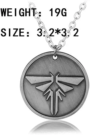 Miniatura 2 de SONGCHANGJEWELRY Last Of Us Necklace Look For The Light Trophie Cosplay Pendant Necklace Christmas Gifts for Men Teens Fan