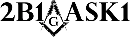 Miniatura 2 de 2B1ASK1 Square & Compass Masonic Cooking Kitchen Delantal - [Negro]