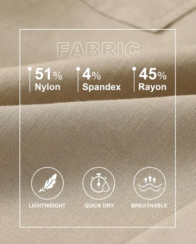 Miniatura 4 de MoFiz - Pantalones cargo para mujer de uso al aire libre, ligeros, joggers, con cintura elástica, pantalones deportivos, de senderismo, sudaderas