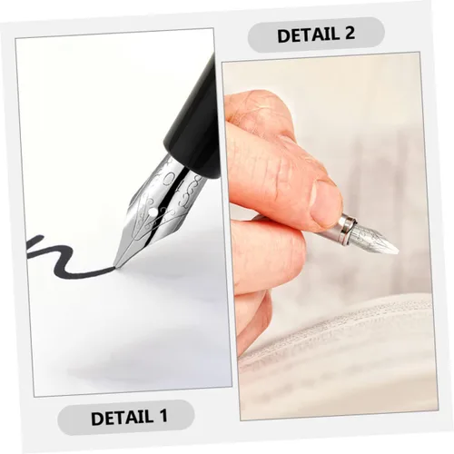 Miniatura 7 de Plumas de repuesto para pluma estilográfica, 8 unidades, puntas de repuesto para pluma estilográfica, punta fina, pluma estilográfica, repuesto