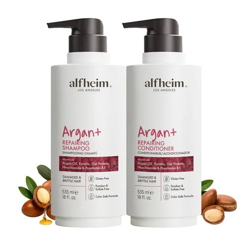 Miniatura 18 de ALFHEIM Set de Champú y Acondicionador Purificante de Romero+ – Cuidado Equilibrante para Cabello Graso y Fino con Aceites de Romero, Menta y Jojoba
