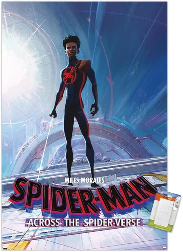 Miniatura 11 de Marvel Spider-Man: Across The Spider-Verse - Miles Morales - Póster de pared de una hoja, 22.4 pulgadas de largo x 14.7 pulgadas de ancho, versión