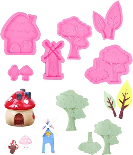 Miniatura 8 de Rolin Roly Molde de silicona para tartas de flores, molde de fondant de conejo, moldes de chocolate rosa, molde de arcilla polimérica, moldes