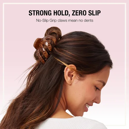 Miniatura 2 de Scunci by Conair - Pinzas de garra para mujer, accesorios para el cabello para mujer, pinzas para cabello grueso, clip de garra, color negro y Negro