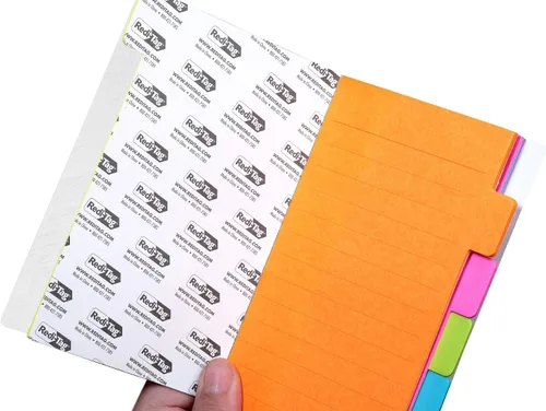 Miniatura 6 de Redi-Tag - Notas adhesivas separadoras, bloc de notas autoadhesivas con renglones y pestañas
