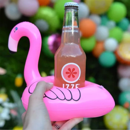 Miniatura 2 de Soporte inflable para bebidas, paquete de 3 flotadores de piscina, portavasos para fiesta de verano en la piscina, variedad de formas para elegir