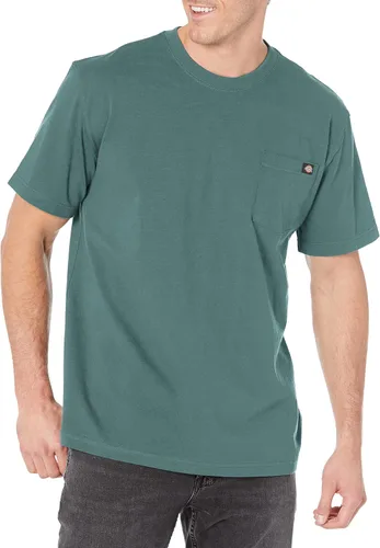Dickies - Camiseta gruesa de manga corta con cuello redondo para hombre tallas grandes y altas