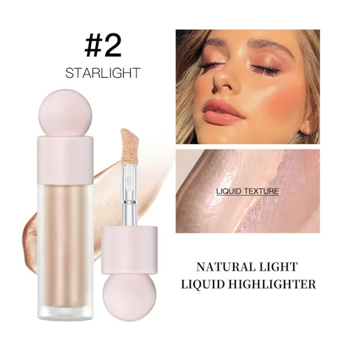 Miniatura 2 de Resaltador líquido de maquillaje - Resaltadores faciales y luminizadores, resaltadores de maquillaje para un brillo natural de larga duración, #2