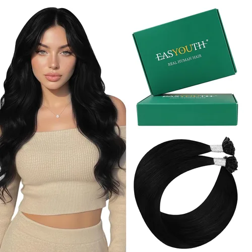 Miniatura 46 de Easyouth Extensión de cola de caballo de cabello humano marrón ombré, extensión de colas de caballo, extensiones de cola de caballo de color marrón