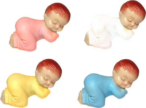 Miniatura 2 de 3 favores de plástico para baby shower para dormir 2.5 "X1" Lt. Rosa