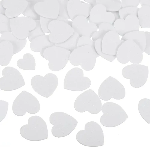 Miniatura 11 de MECCANIXITY 60 calcomanías de espuma con purpurina de 1 pulgada autoadhesivas en forma de corazón para suministros de manualidades, bricolaje