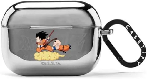 Miniatura 11 de CASETiFY Espejo AirPods Pro (1ª/2.ª generación) Funda con anillo [Star Wars Colab] - Pegatinas de poder del lado oscuro, color plateado