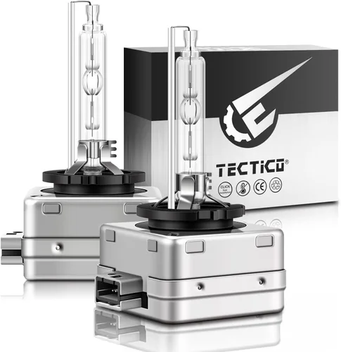 Miniatura 10 de TECTICO D1S - Bombillas de faro delantero de xenón HID, 6000K 35W color Blanco Frío, haz alto y bajo, 300% de brillo mejorado, base de soporte