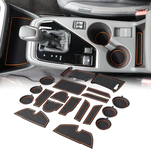 Miniatura 15 de Auovo Insertos para Portavasos Compatibles con Accesorios Subaru Crosstrek 2024 2025 2026 Impreza Accesorios para Auto Almohadillas de Portavasos