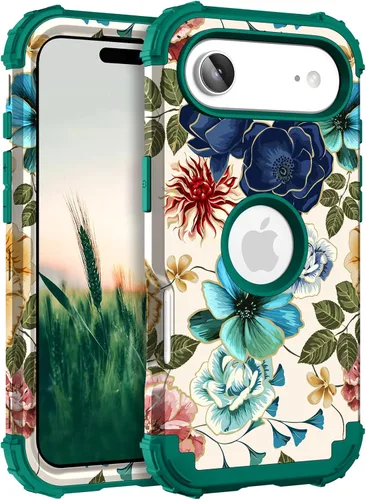 Miniatura 149 de Hocase Funda para iPhone SE 2022/2020, resistente a prueba de golpes, de plástico duro+goma de silicona, funda protectora híbrida para iPhone SE