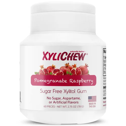 Miniatura 24 de Xylichew - Botes de goma de mascar 100% xilitol, sin OMG, gluten, aspartame y goma sin azúcar, cuidado bucal natural, alivia el mal aliento